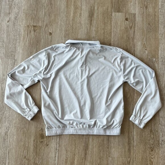 Womens Under Armour Light Grey Zipper Jacket - M - Picture 9 of 11